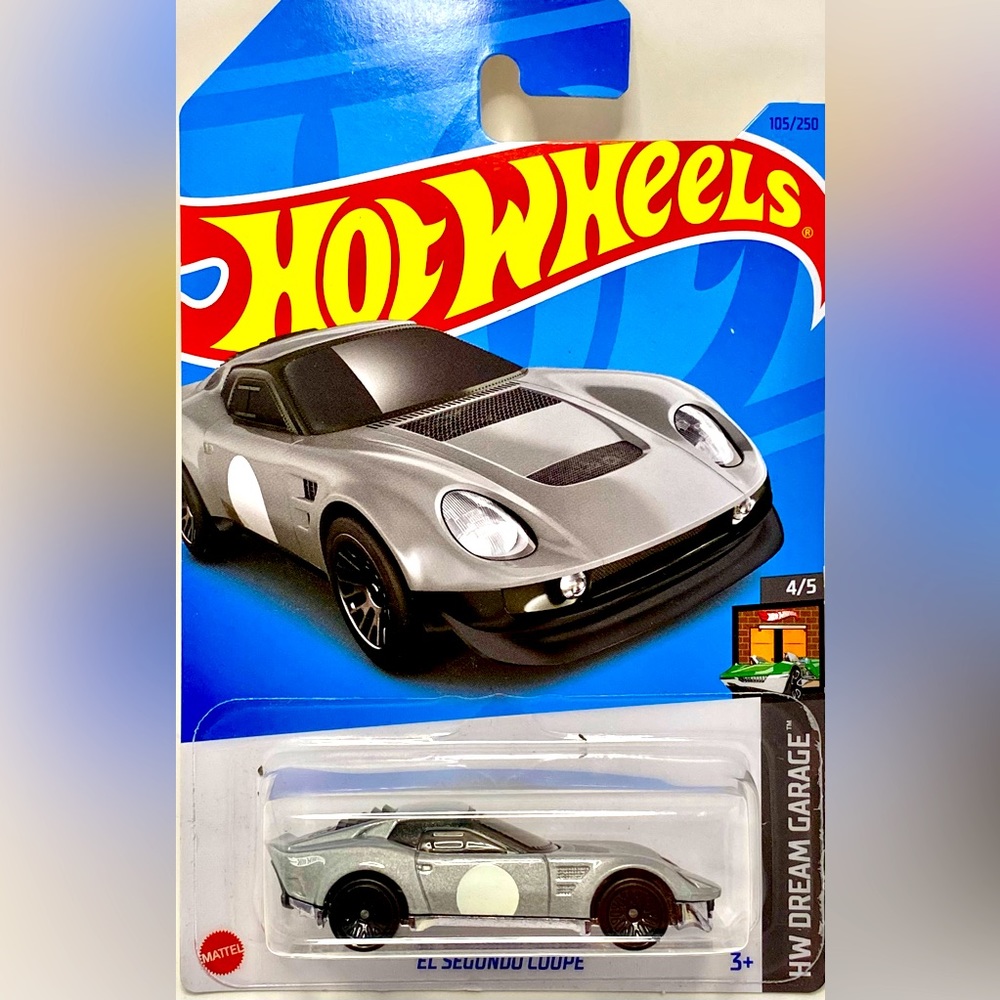 ✅ 🚗 4/20 🚗 NEW MATTEL HOT WHEELS 4/5 HW DREAM GARAGE EL SEGUNDO COUPE #105/250